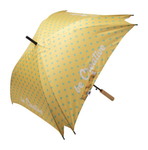 CreaRain Square RPET individueller Regenschirm - Reklamnepredmety