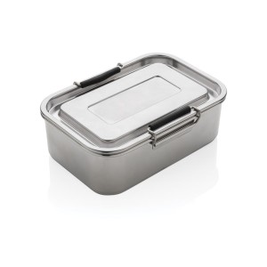 Auslaufsichere Lunchbox aus RCS recyceltem Stainless Steel, - Reklamnepredmety