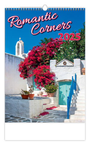 Wandkalender „Romantic Corners“. - Reklamnepredmety