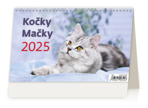 Tischkalender Katzen - Reklamnepredmety