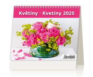 Tischkalender MiniMax Flowers - Reklamnepredmety