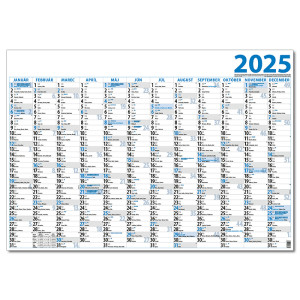 Planungs-Einblattkalender 2025 - Reklamnepredmety