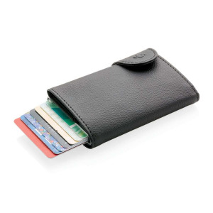 C-Secure RFID Kartenhalter und Geldbörse, braun - Reklamnepredmety