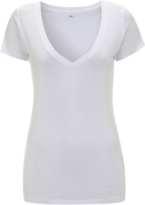 Damen Jersey V-Neck T-Shirt - Reklamnepredmety